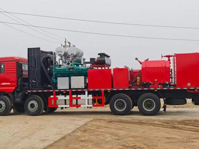 Cummins K50-C2000 Fracturing Vehicle Shale Gas Well Stimulation 2000HP